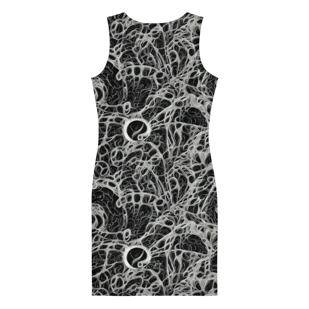 Neural Lace on Bodycon Dress — Back