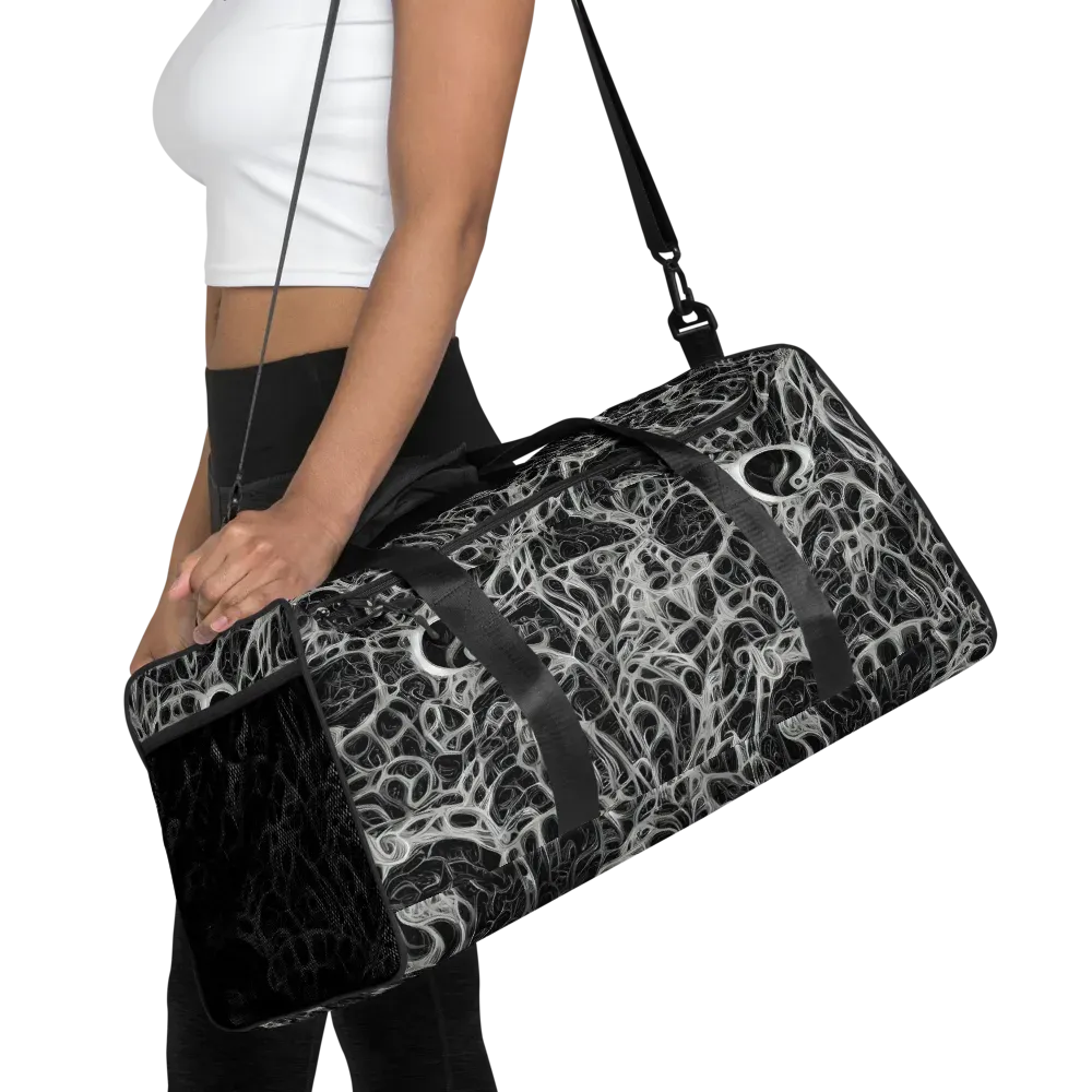 Neural Lace on Duffle Bag — Front