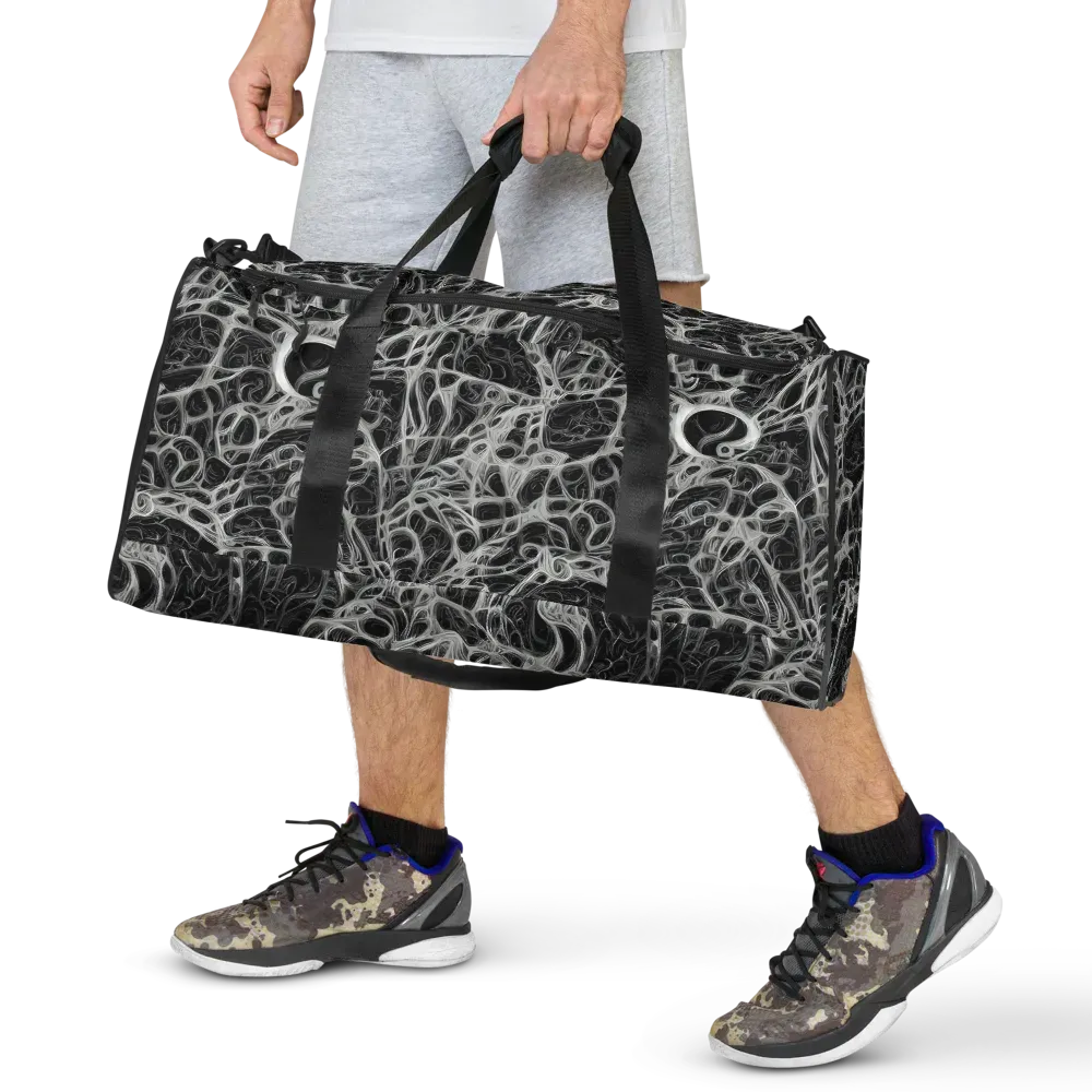 Neural Lace on Duffle Bag — Front