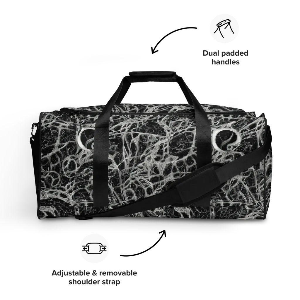 Neural Lace on Duffle Bag — Front