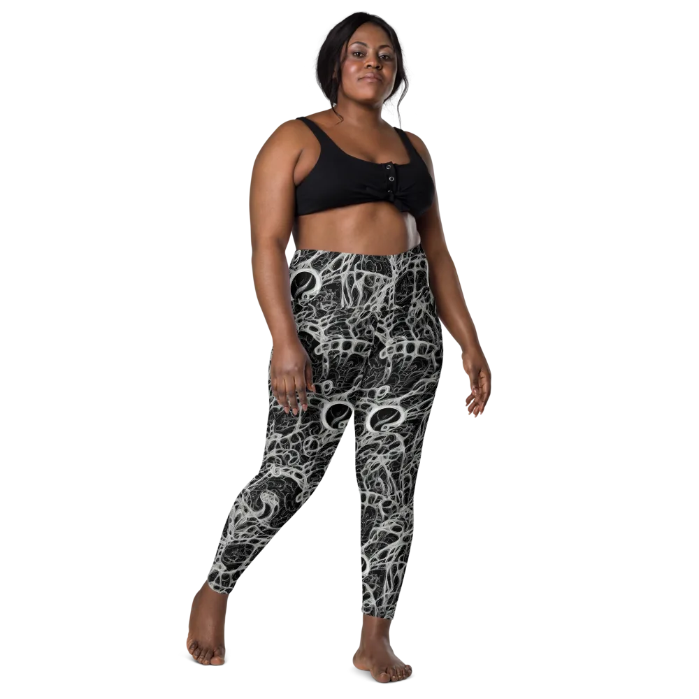 Neural Lace on Leggings with Pockets — Front