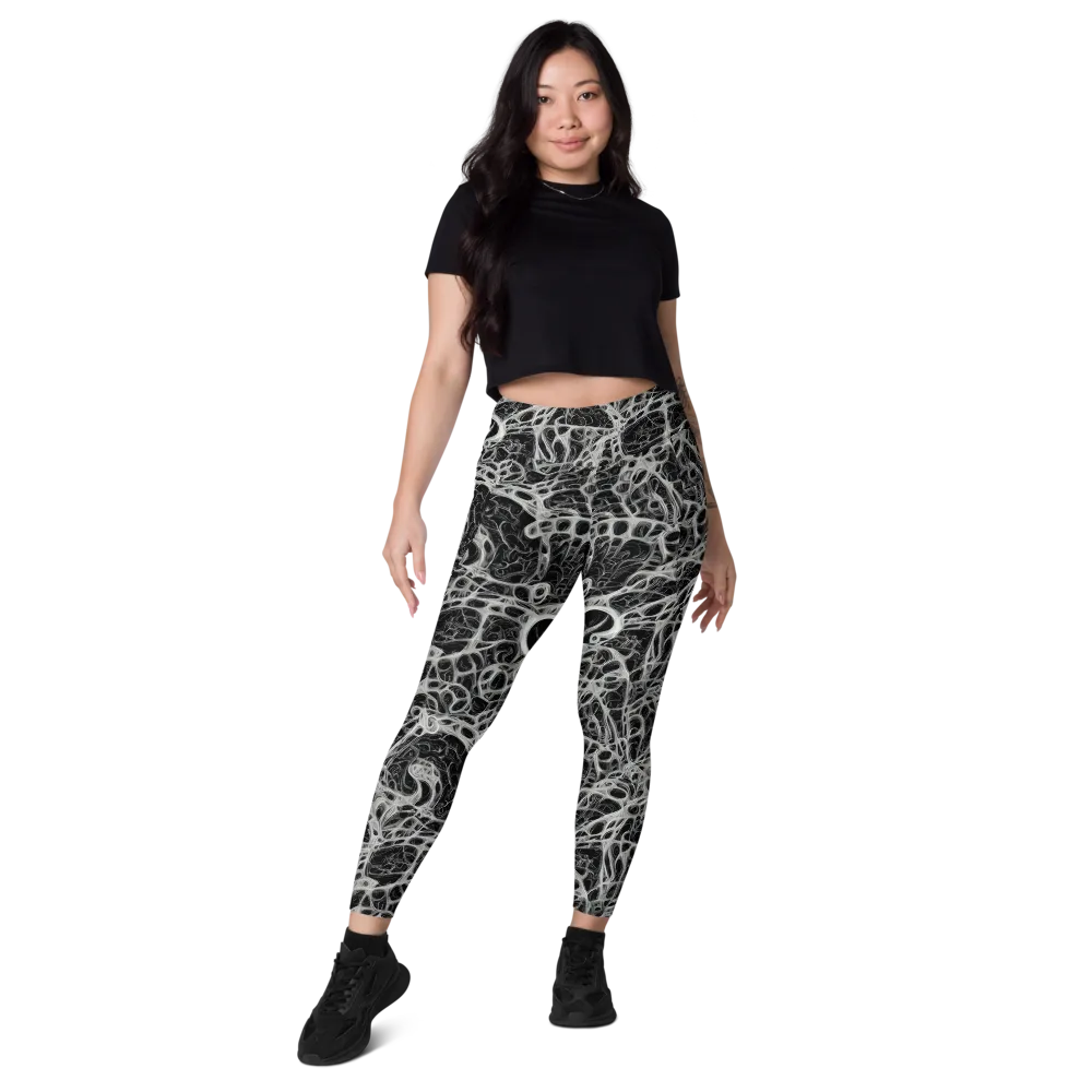 Neural Lace on Leggings with Pockets — Front
