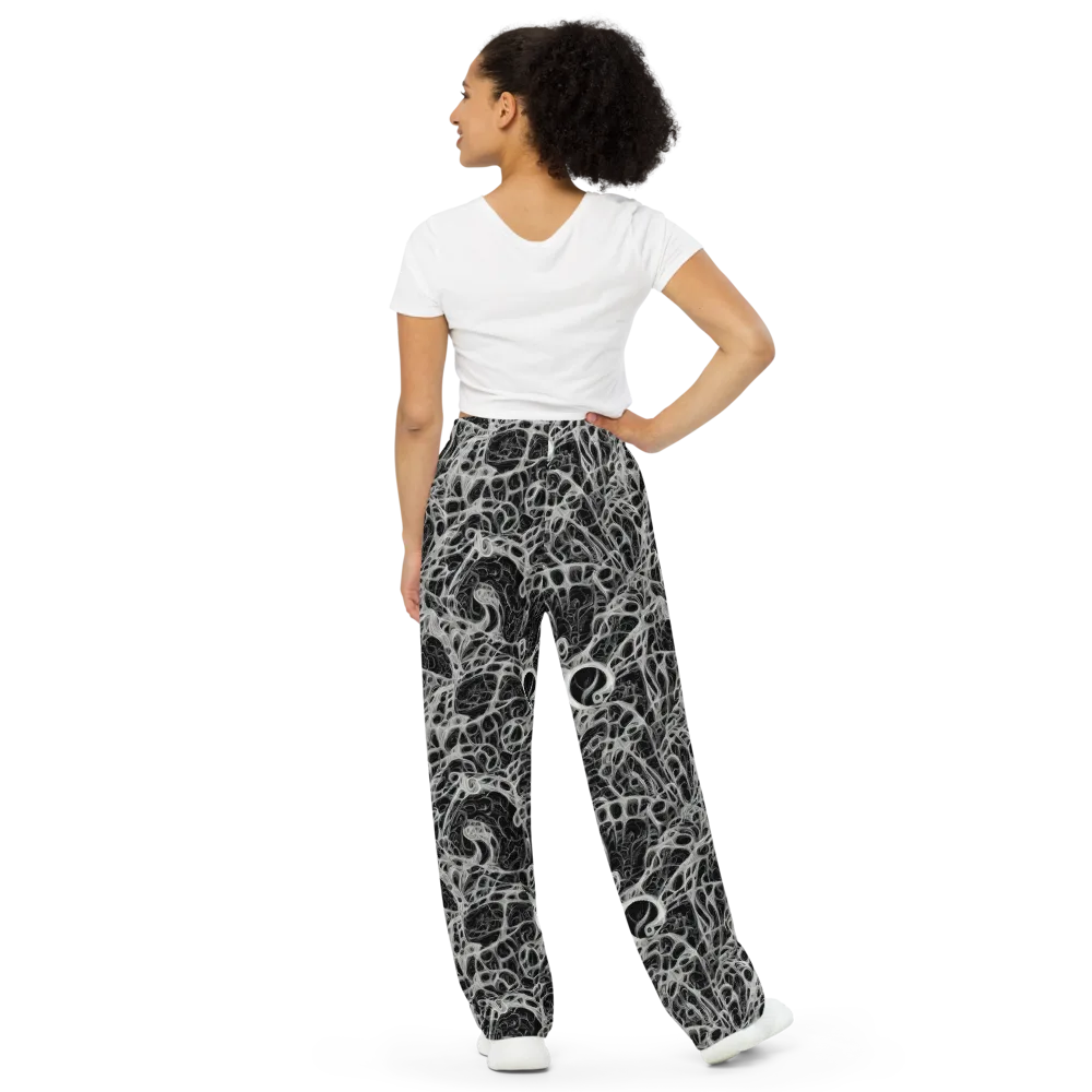 Neural Lace on Wide-Leg Pants — Back