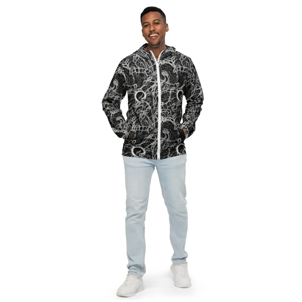 Neural Lace on Men's Windbreaker — Front