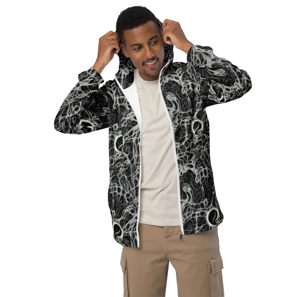 Neural Lace on Men's Windbreaker — Front
