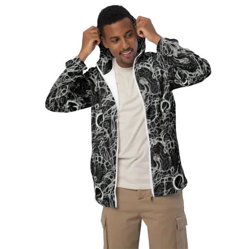 Neural Lace on a Men's Windbreaker