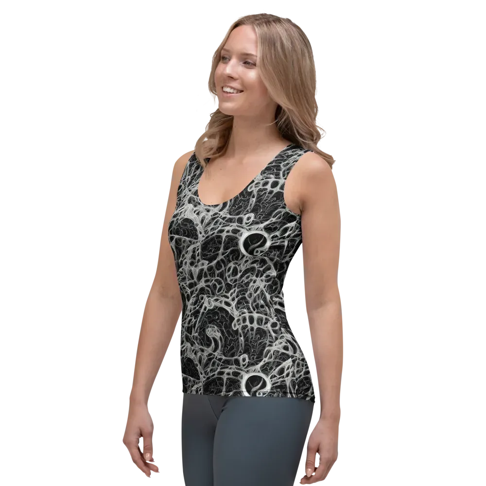 Neural Lace on Women's Tank Top — Left Front