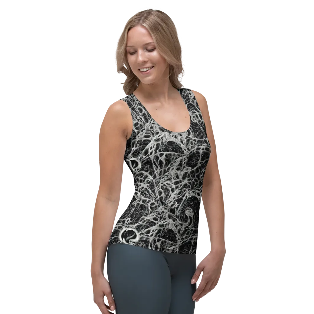 Neural Lace on Women's Tank Top — Right Front