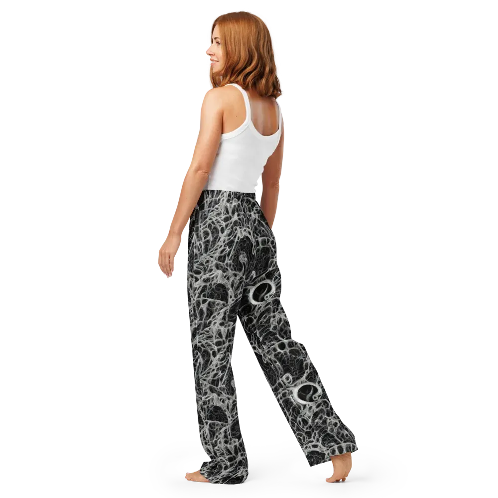 Neural Lace on Women's Pajama Pants — Back