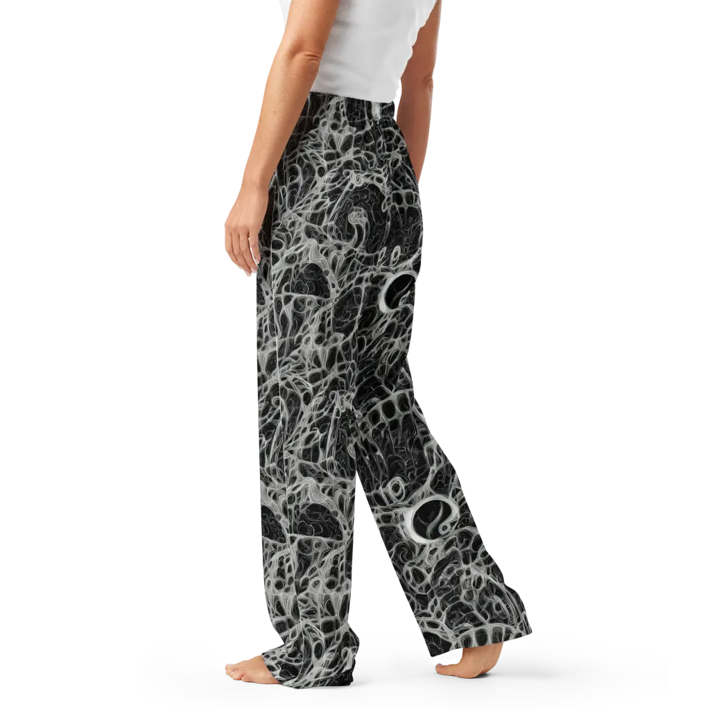 Neural Lace on Women's Pajama Pants — Left