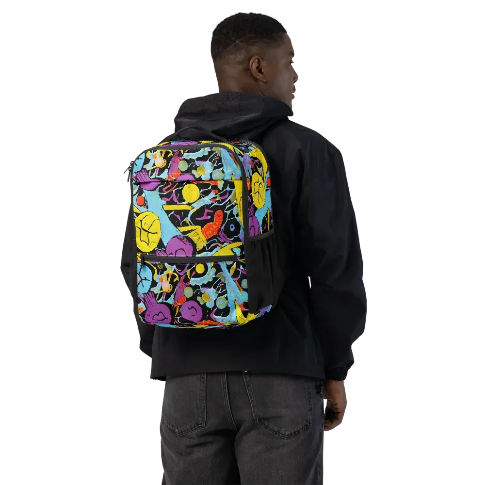 Electric Playfield on Utility Backpack — Back