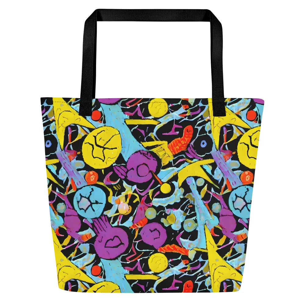 Electric Playfield on Large Tote Bag W/ Pocket — Front