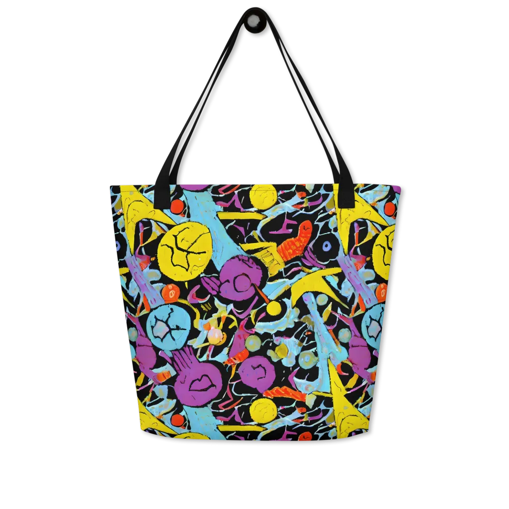 Electric Playfield on Large Tote Bag W/ Pocket — Front