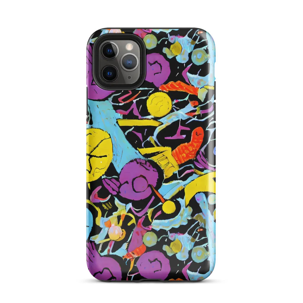 Electric Playfield on Tough Case for iPhone® — Front