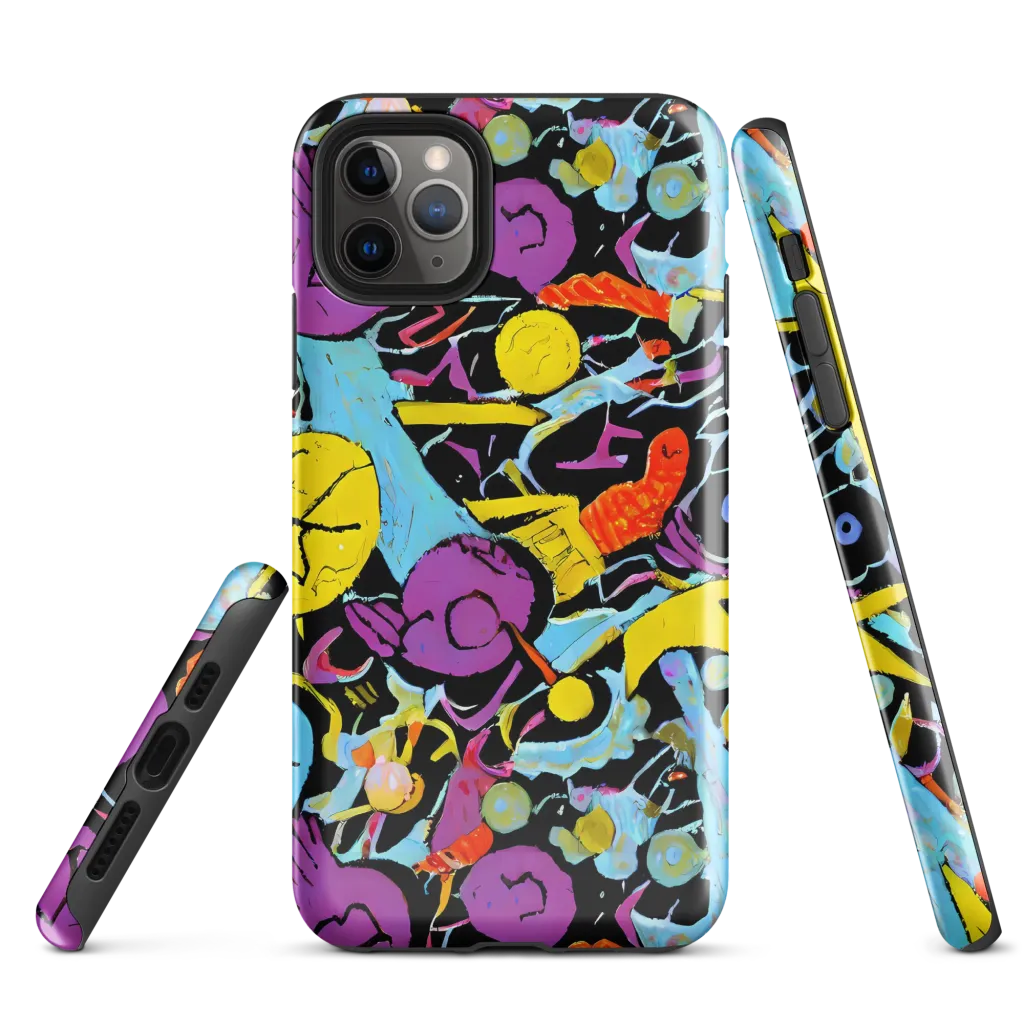 Electric Playfield on Tough Case for iPhone® — Front