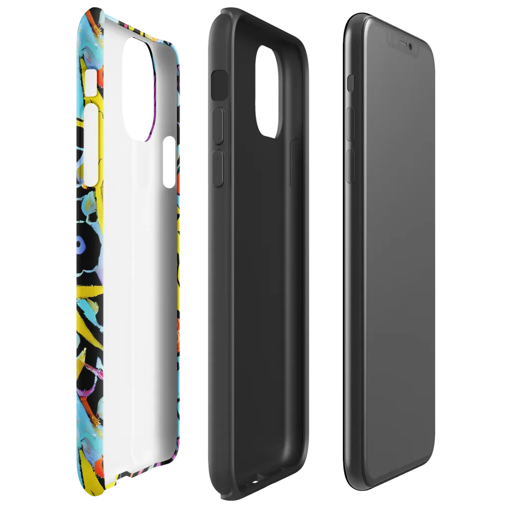 Electric Playfield on Tough Case for iPhone® — Right