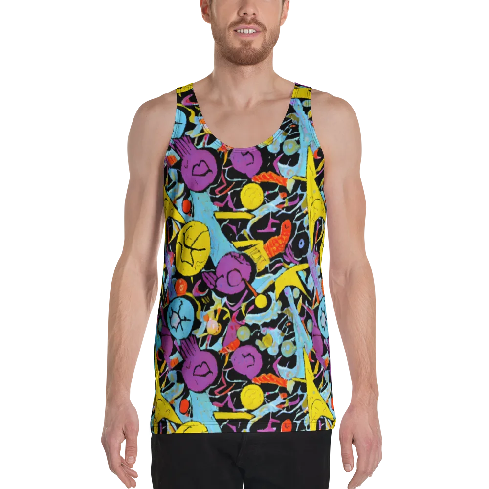 Electric Playfield on Men's Tank Top — Front