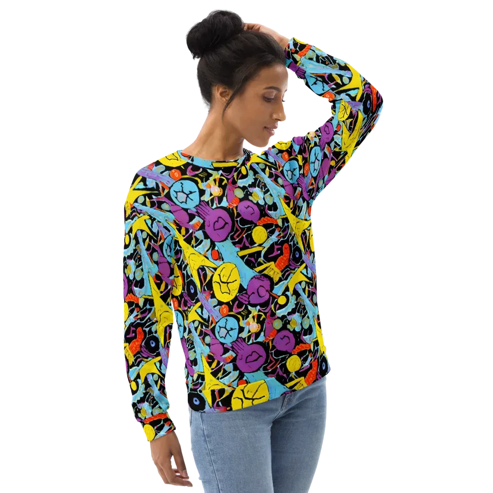 Electric Playfield on Sweatshirt — Right Front