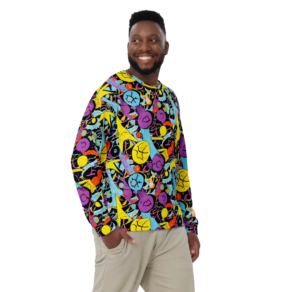 Electric Playfield on Sweatshirt — Front