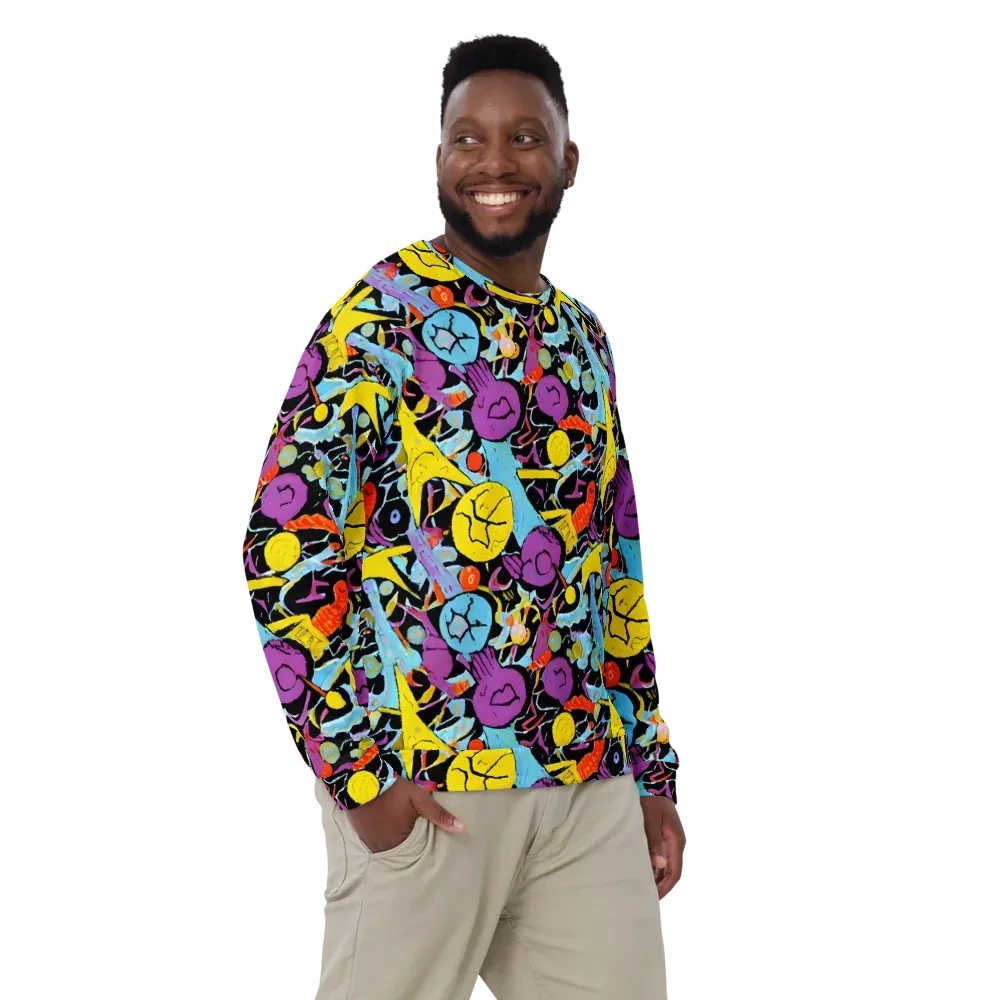 Electric Playfield on Sweatshirt — Front