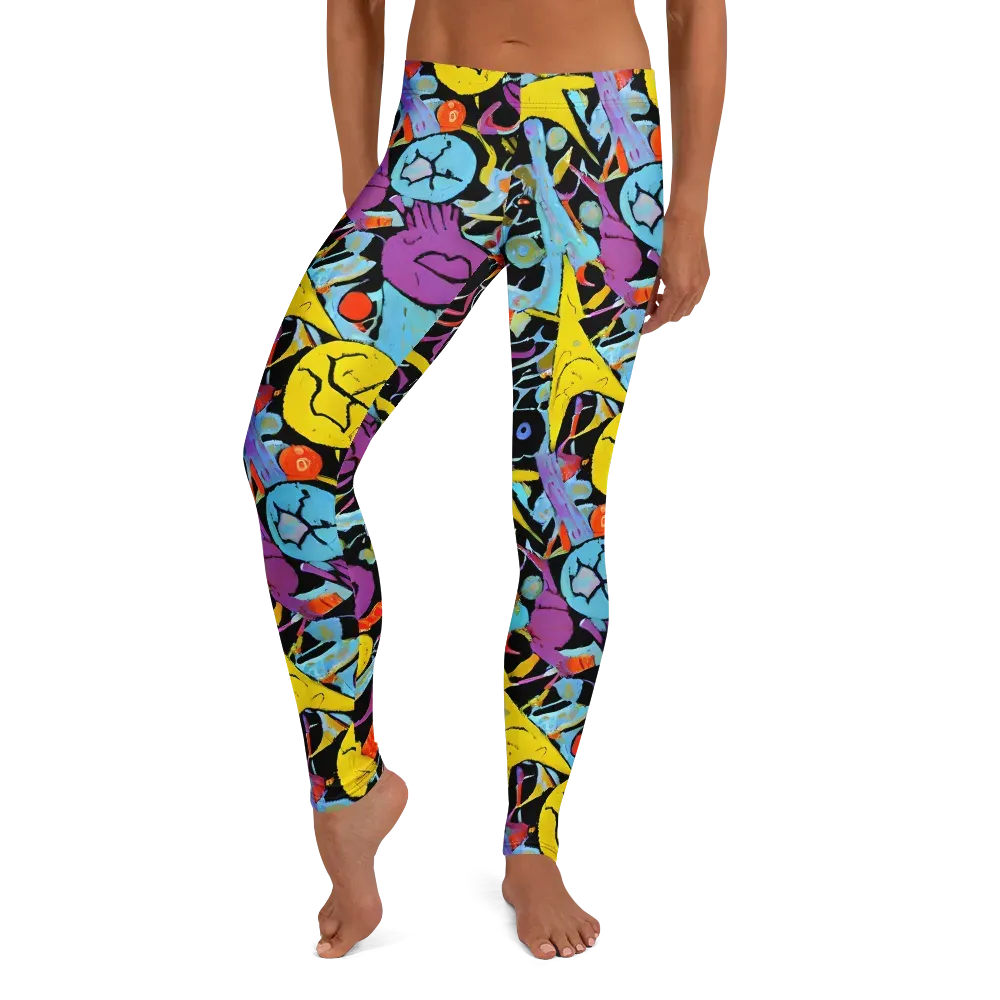Electric Playfield on Leggings — Front