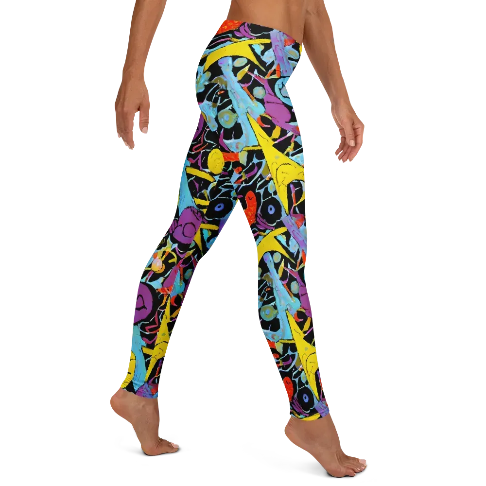 Electric Playfield on Leggings — Right
