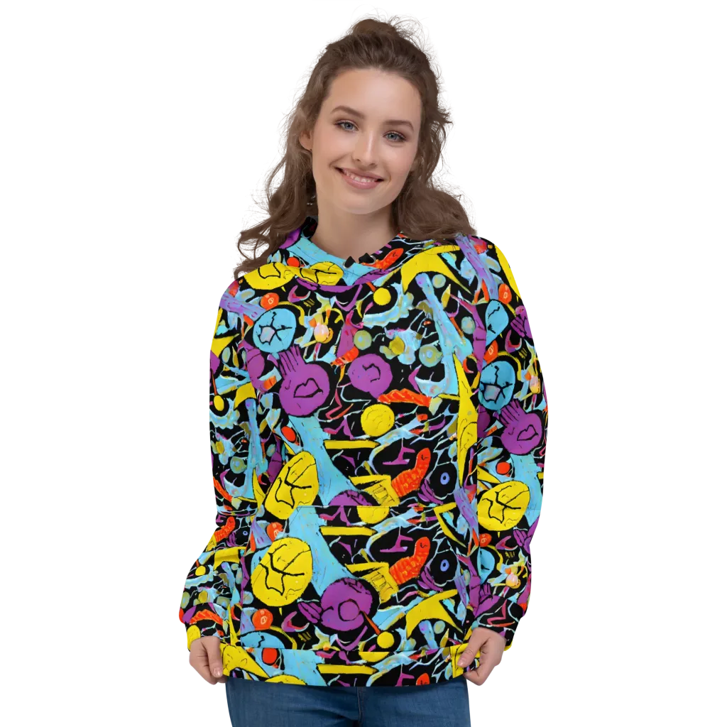 Electric Playfield on Hoodie — Front
