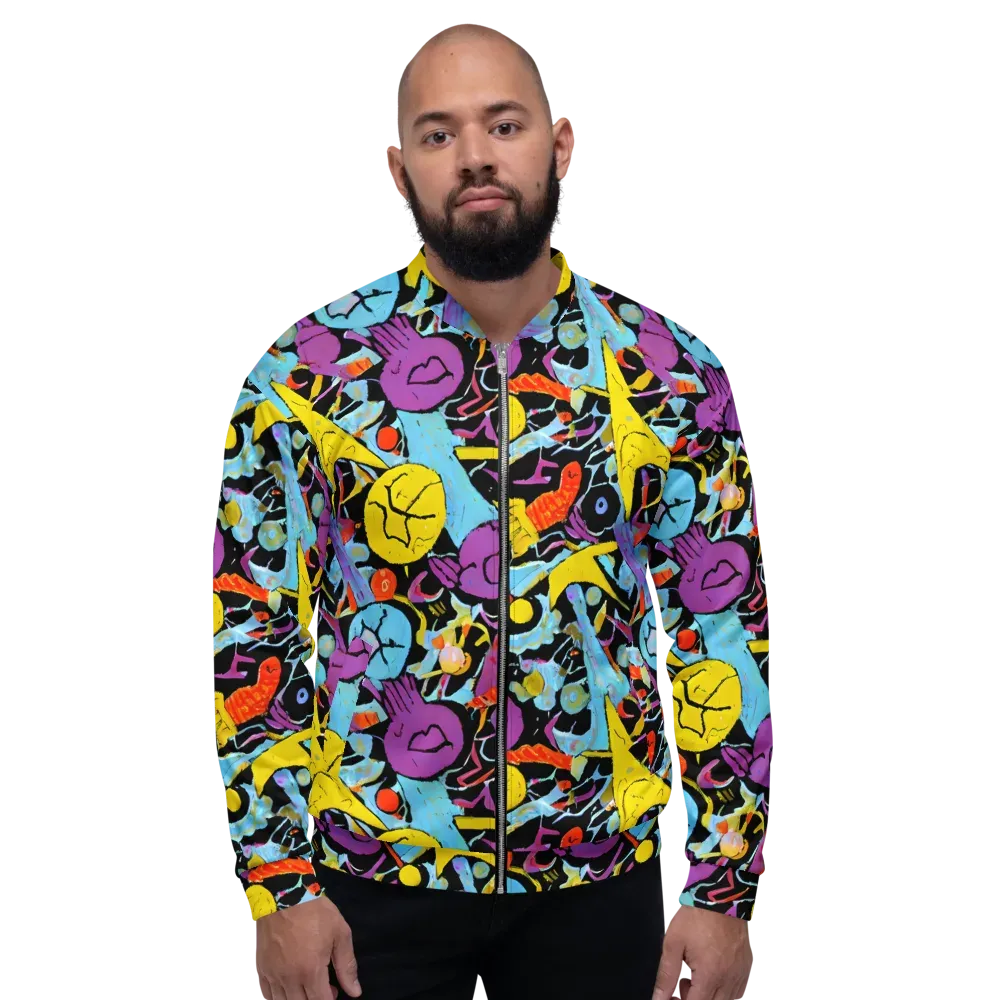 Electric Playfield on Bomber Jacket — Front