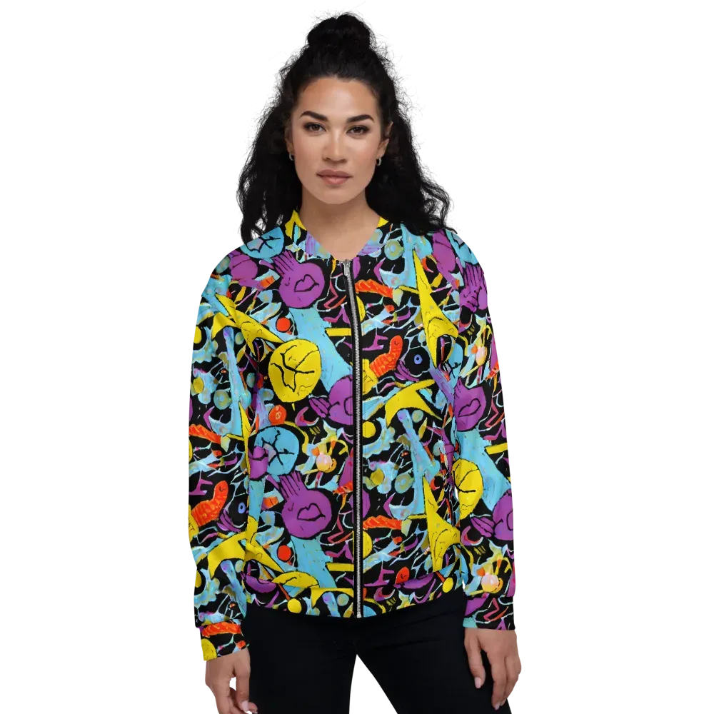 Electric Playfield on Bomber Jacket — Front