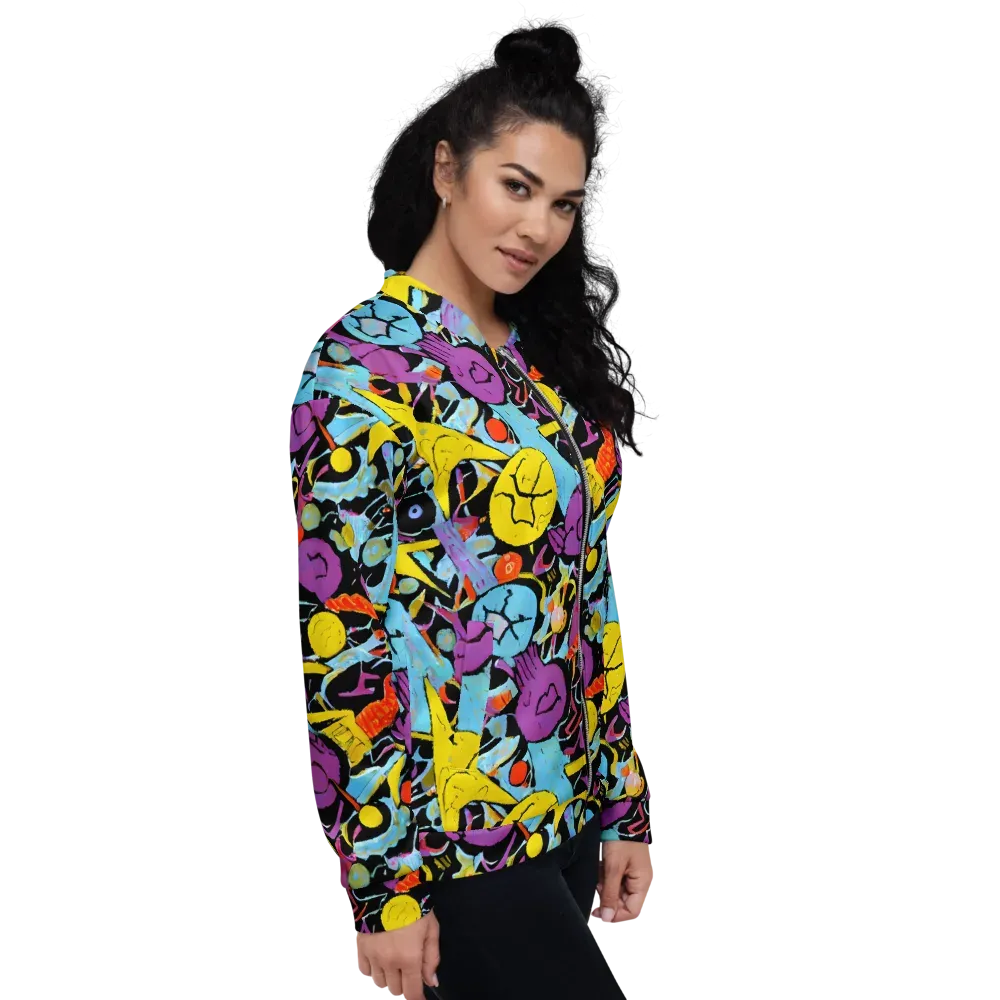 Electric Playfield on Bomber Jacket — Right