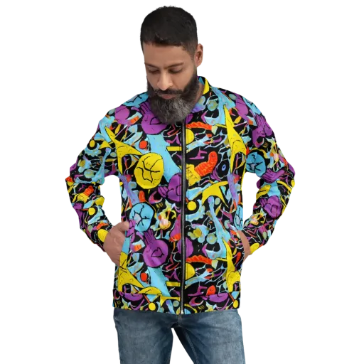 Electric Playfield on a Bomber Jacket
