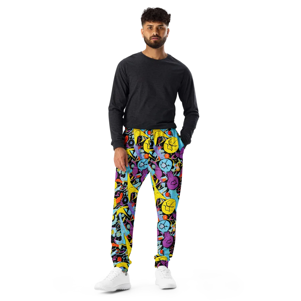 Electric Playfield on Men's Joggers — Front