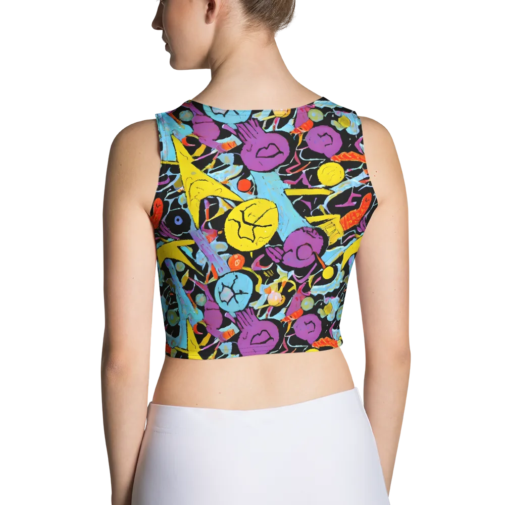 Electric Playfield on Crop Top — Back