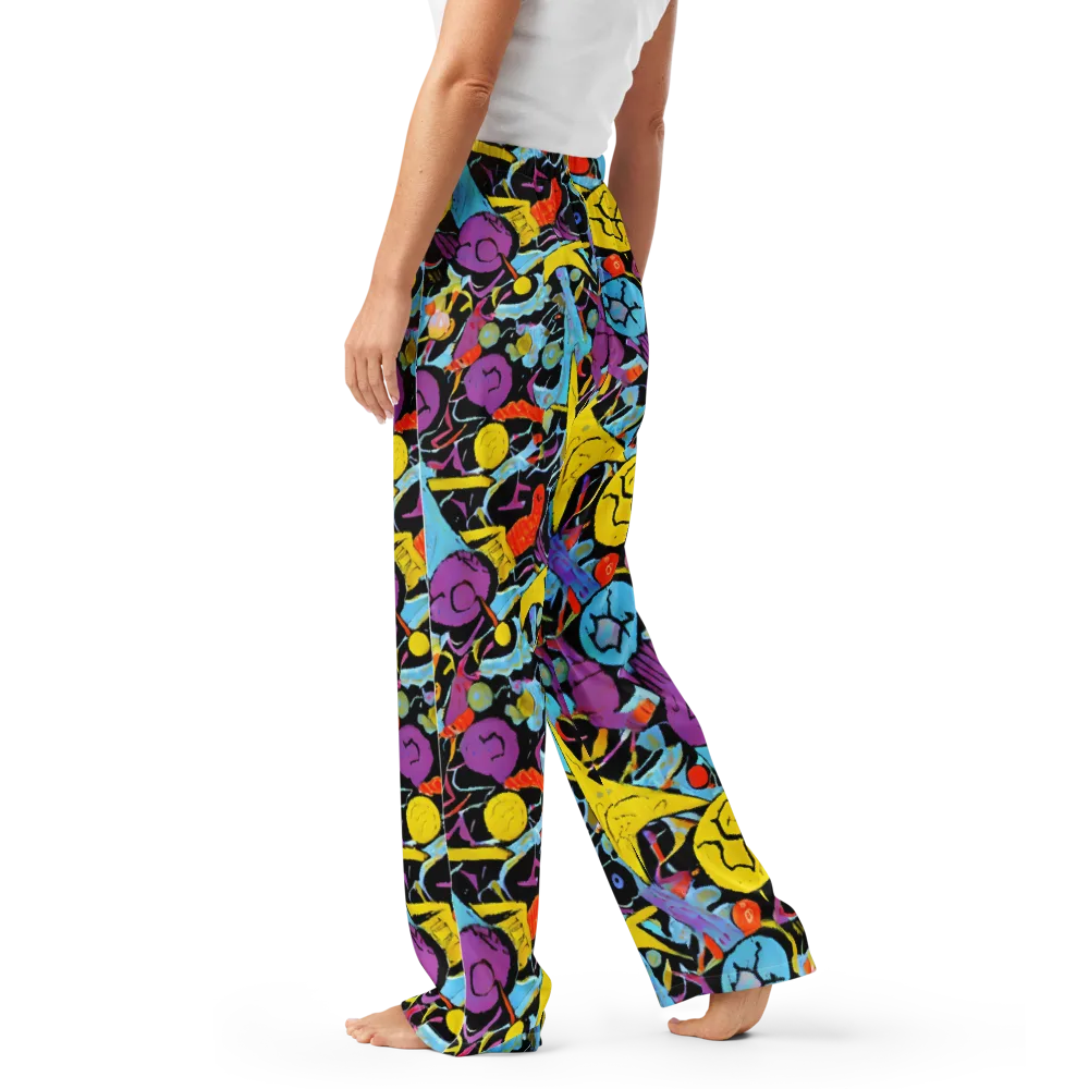 Electric Playfield on Women's Pajama Pants — Left