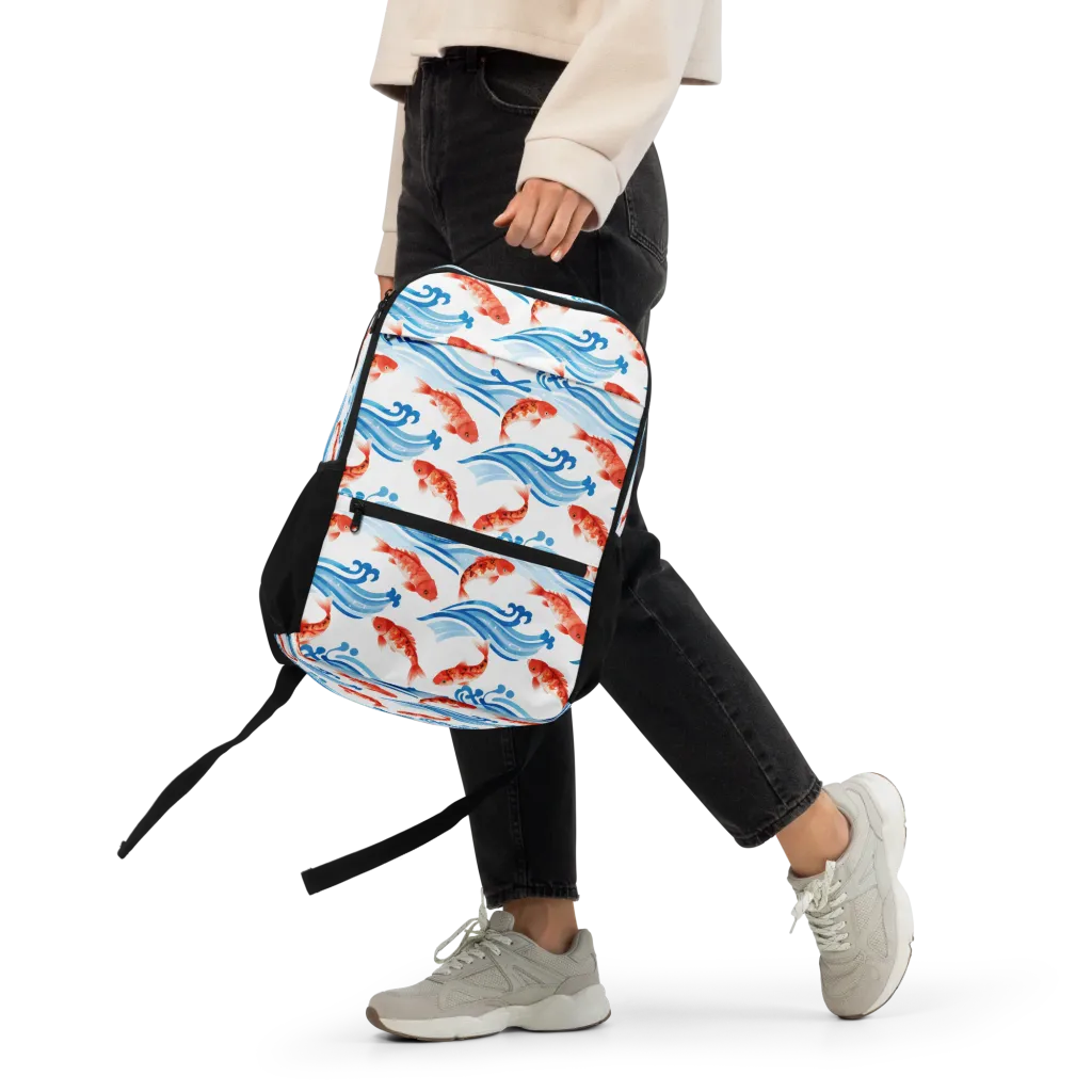 Waves of Fortune on Utility Backpack — Front