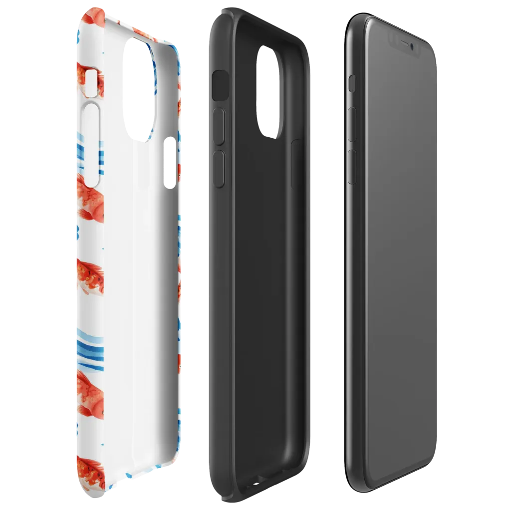 Waves of Fortune on Tough Case for iPhone® — Right