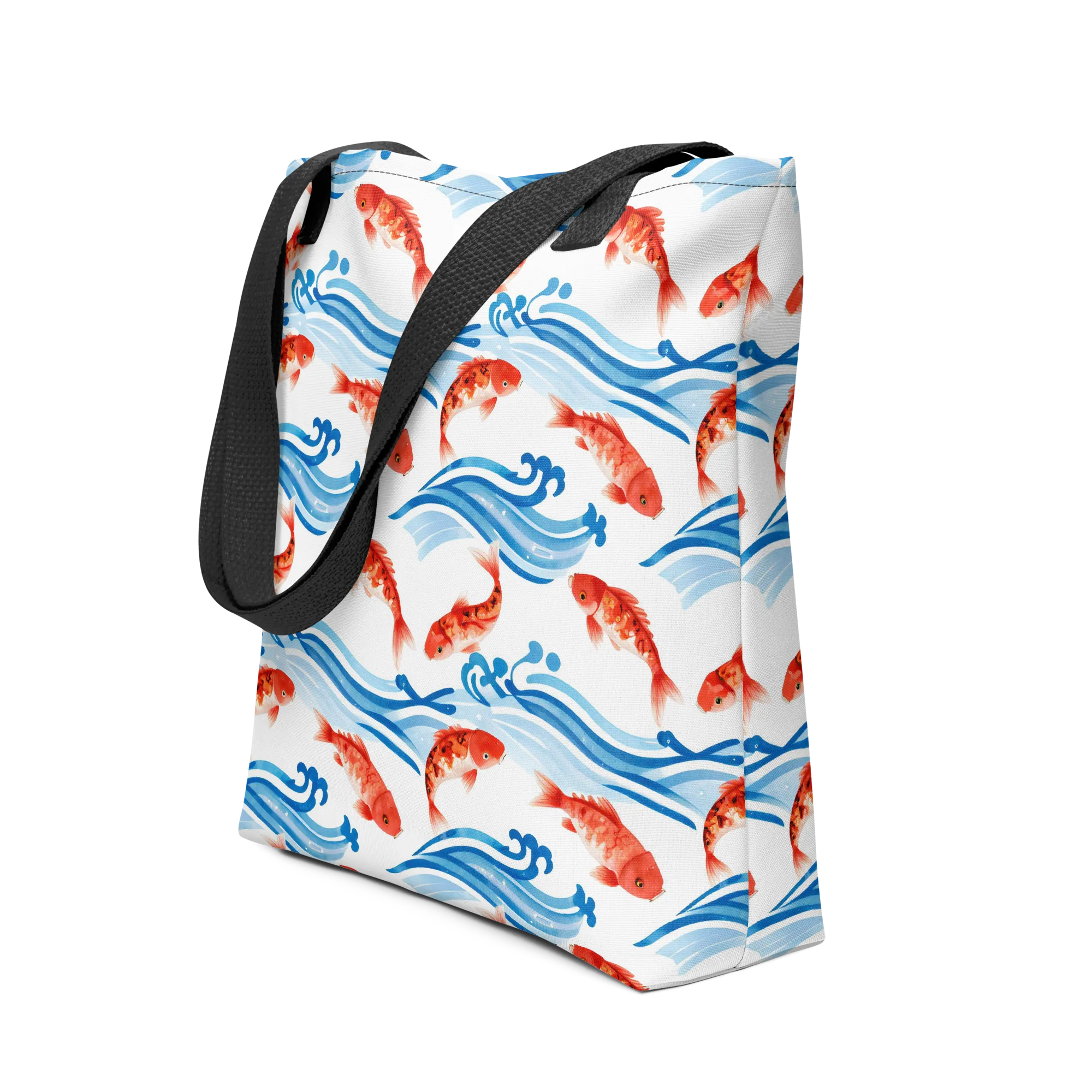 Waves of Fortune on Tote Bag — Front