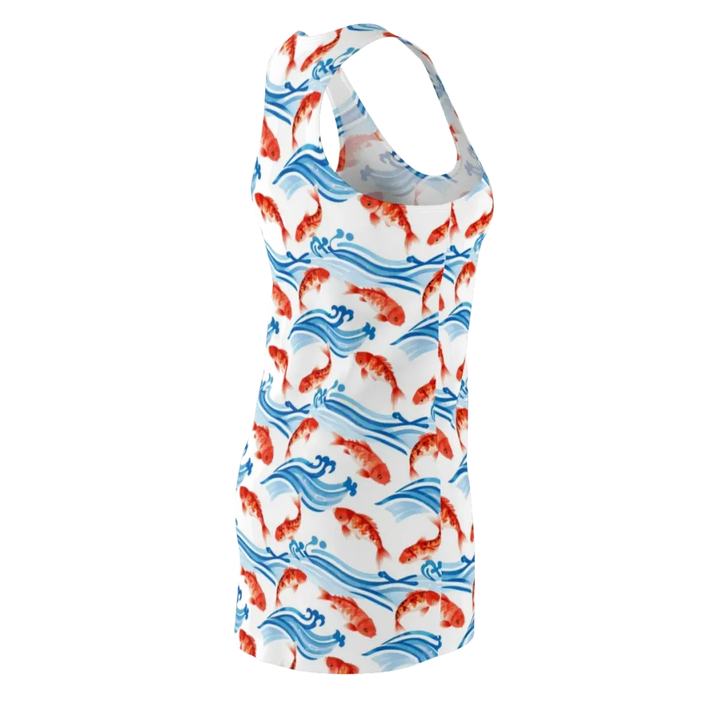Waves of Fortune on Racerback Dress — Back Side