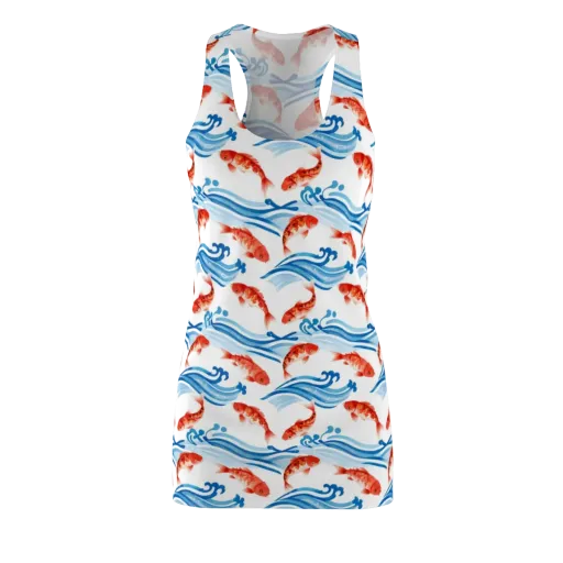 Waves of Fortune on a Racerback Dress