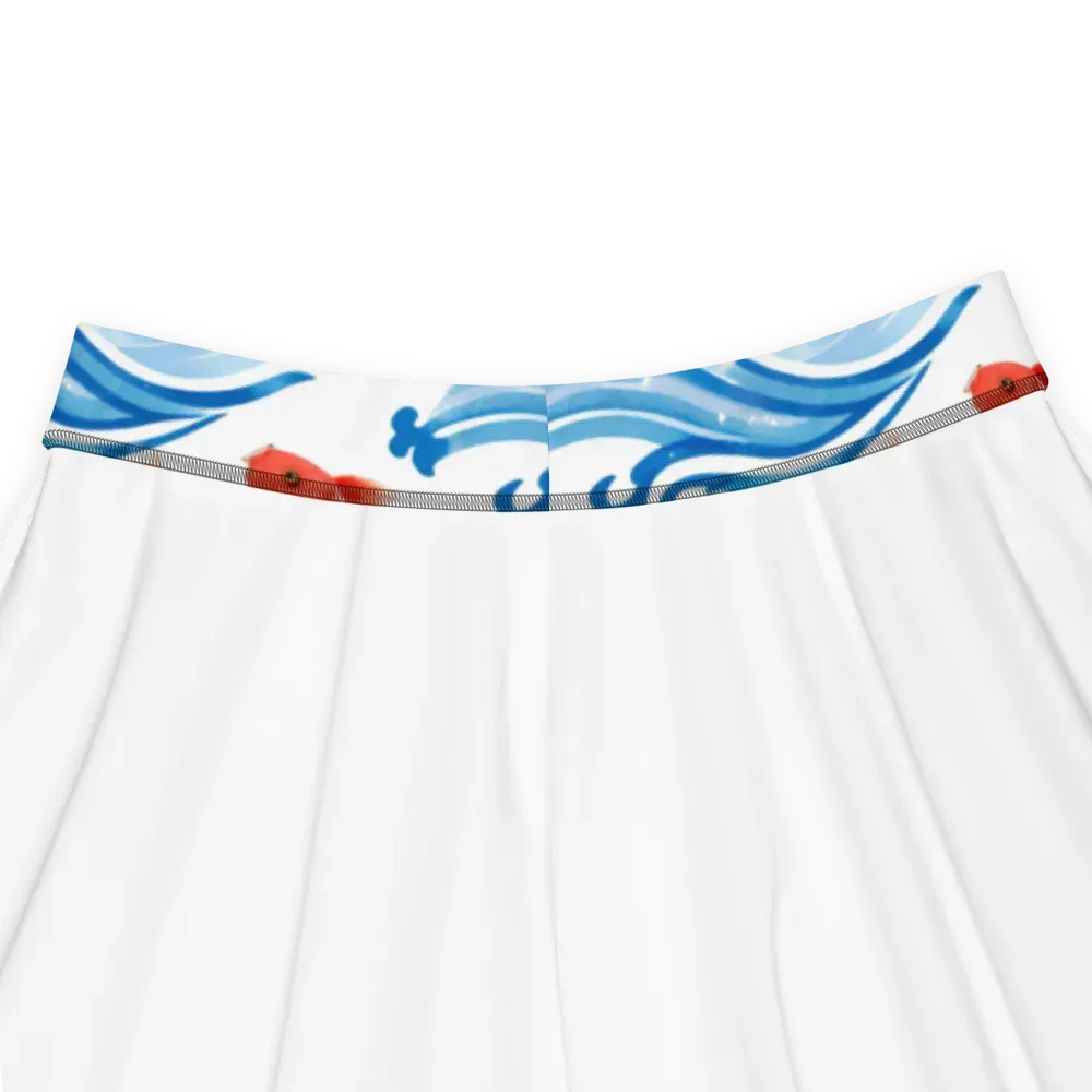 Waves of Fortune on Skater Skirt — Product details