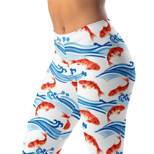 Waves of Fortune on a Leggings