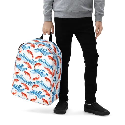 Waves of Fortune on a Minimalist Backpack