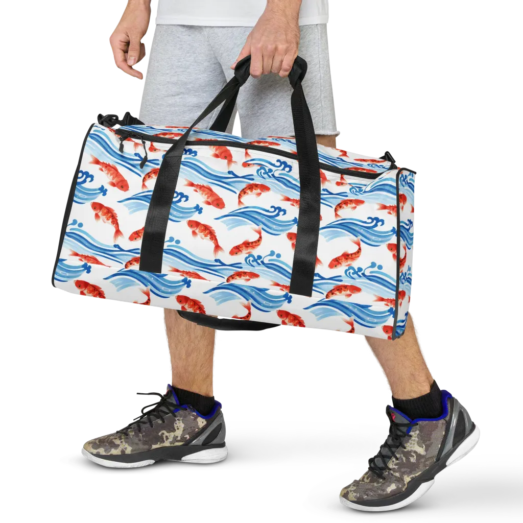 Waves of Fortune on Duffle Bag — Front