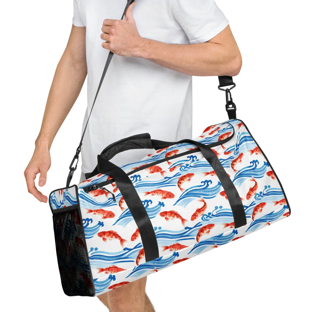 Waves of Fortune on Duffle Bag — Right Front