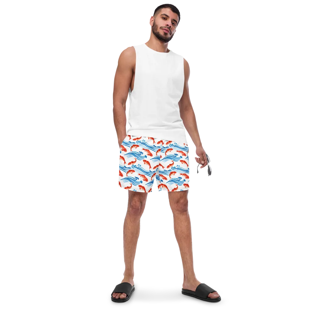 Waves of Fortune on Swim Trunks — Front