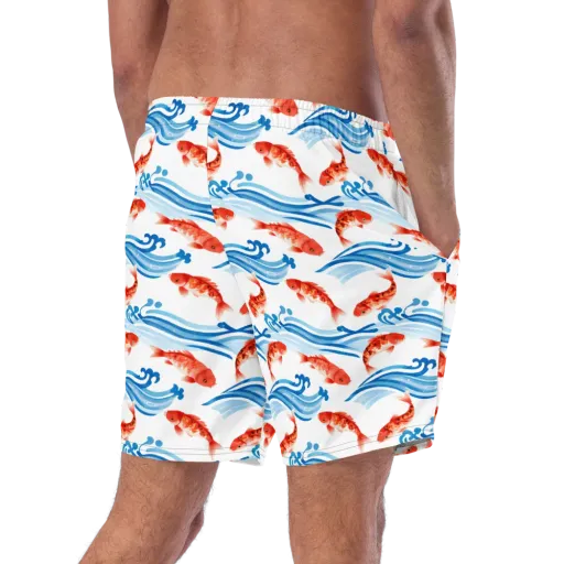 Waves of Fortune on a Swim Trunks