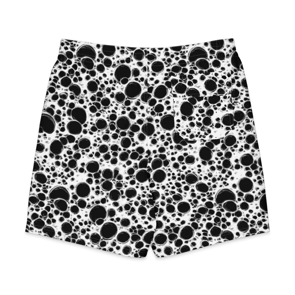 Obsidian Bubble on Men's Board Shorts — Back