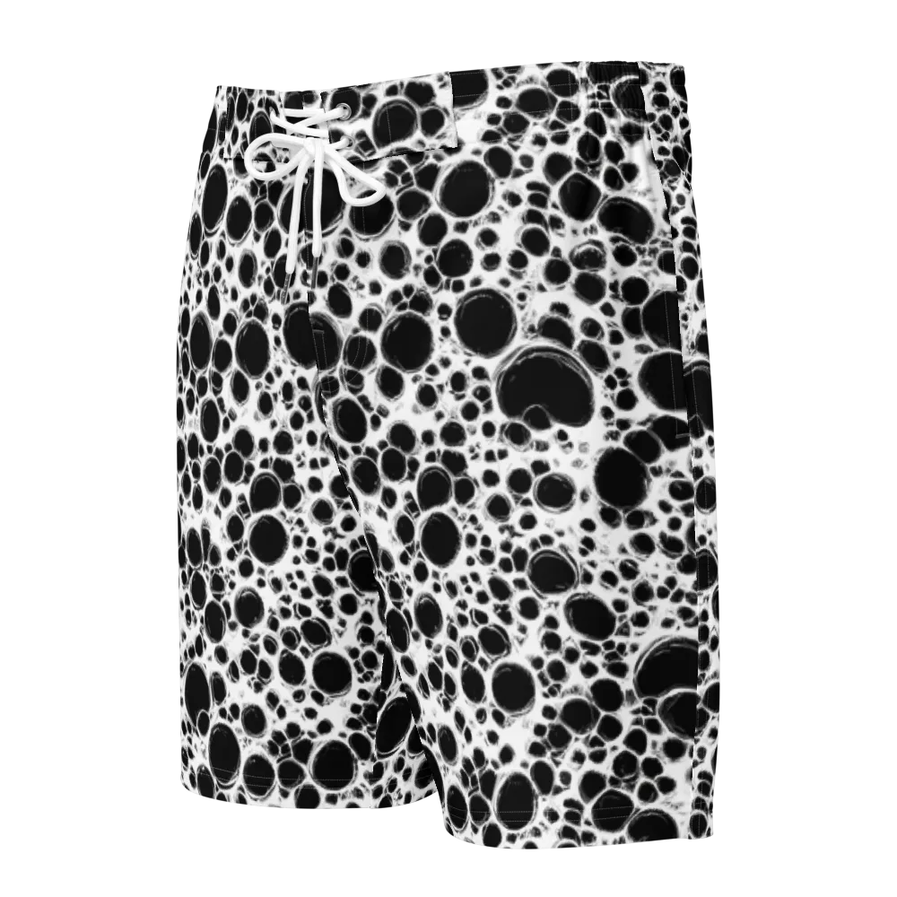 Obsidian Bubble on Men's Board Shorts — Front