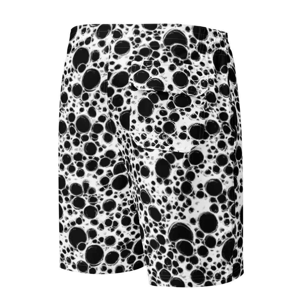 Obsidian Bubble on Men's Board Shorts — Back