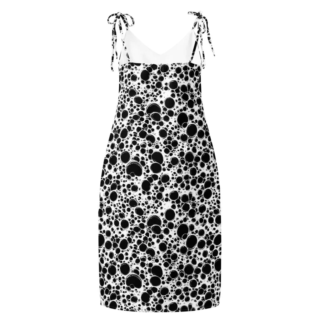 Obsidian Bubble on Slip Dress — Back
